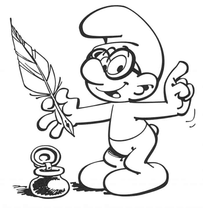 Coloring Pages To Print Of Smurfs
