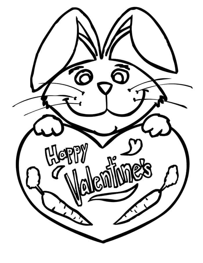 Coloring Pages Valentines Day Printable