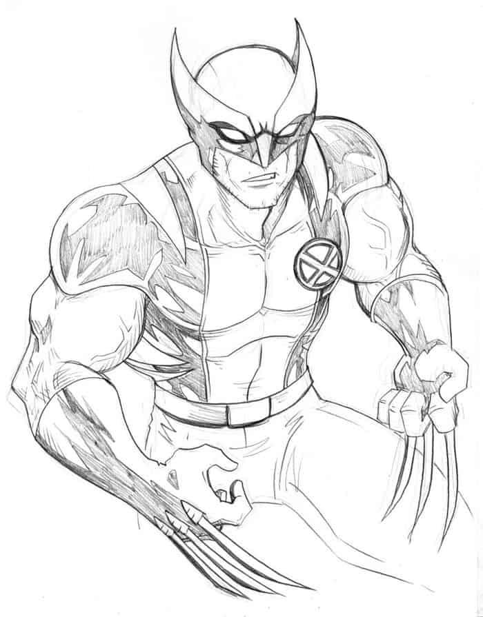 Coloring Pages Wolverine