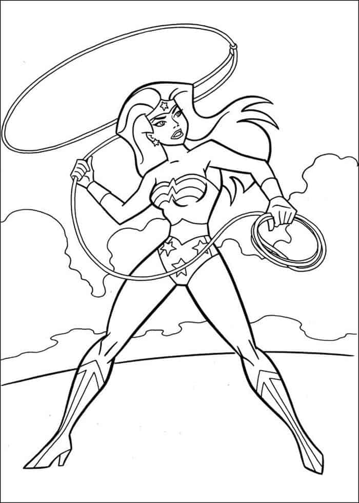 Coloring Pages Wonder Woman