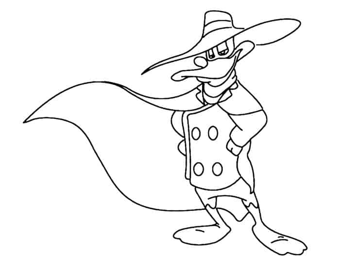 Darkwing Duck Coloring Pages