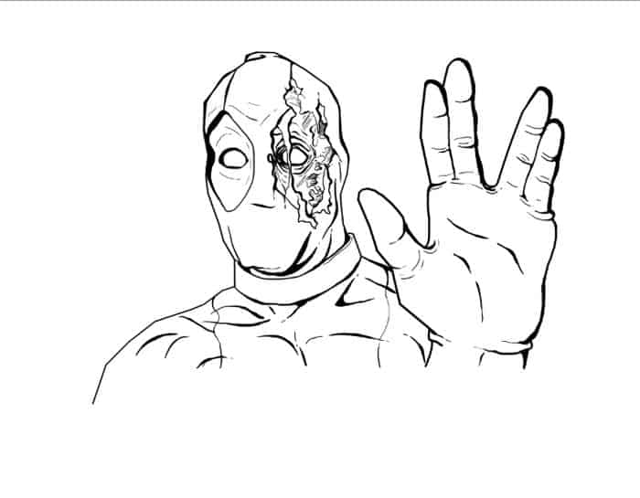 Deadpool Coloring Pages Online