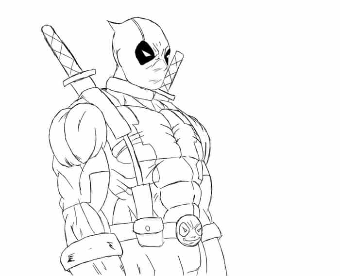 Deadpool Coloring Pages To Print