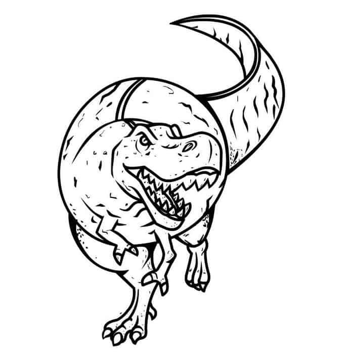Dinosaurs Coloring Pages T Rex