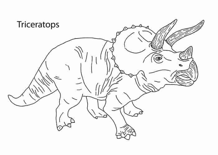 Dinosaurs Coloring Pages With Names