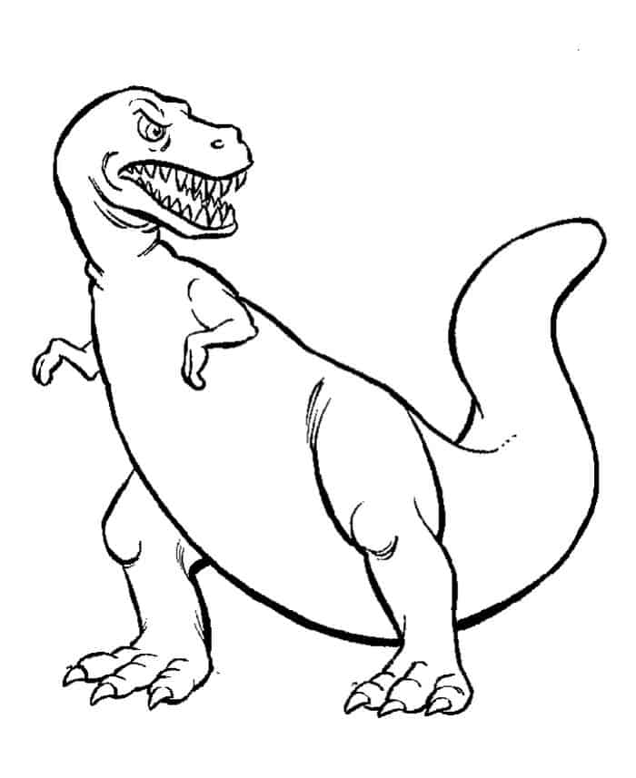 Dinosaurs Print Out Coloring Pages