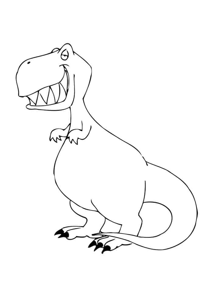 Dinosaurs Printable Coloring Pages