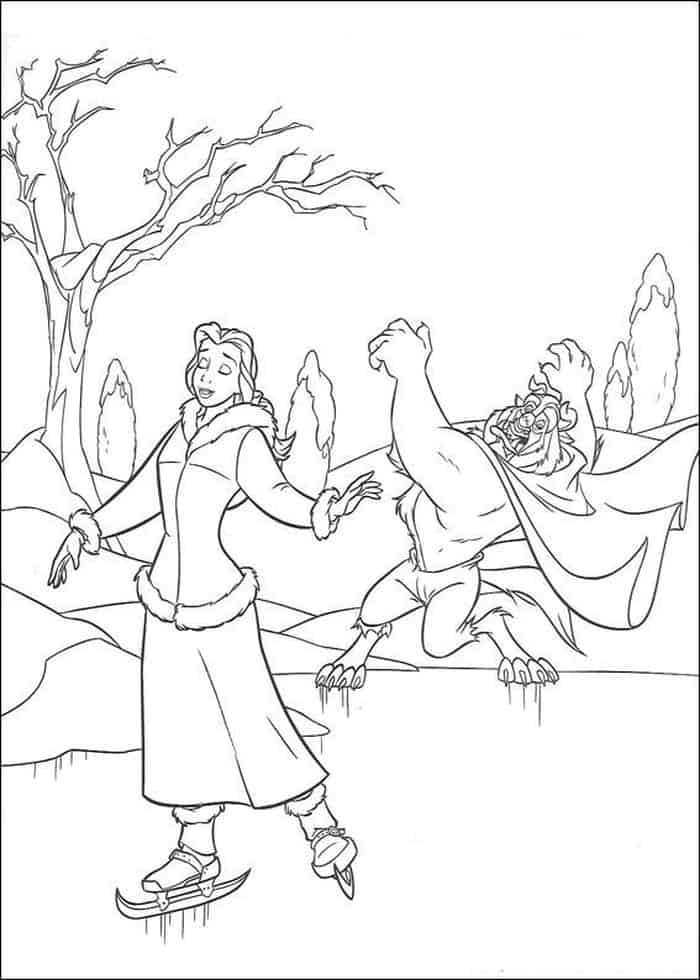 Disney Coloring Pages Beauty And The Beast