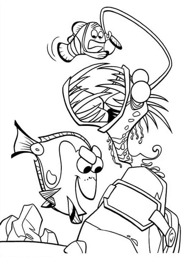 Disney Finding Nemo Coloring Pages