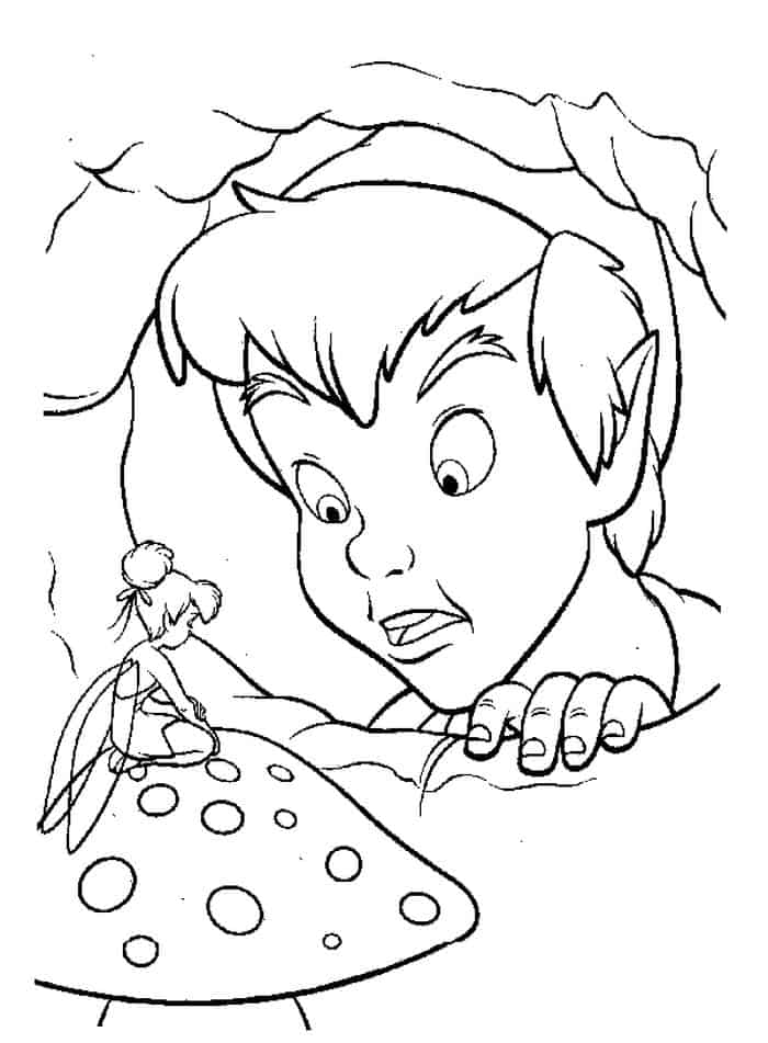 Disney Tinkerbell And Friends Coloring Pages