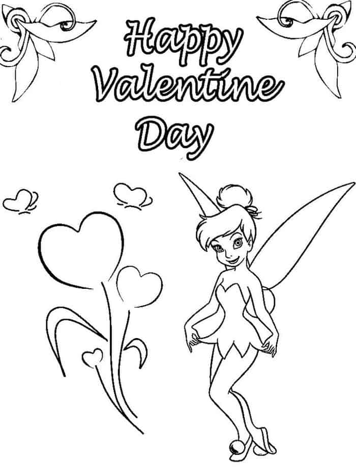 Disney Valentines Day Coloring Pages