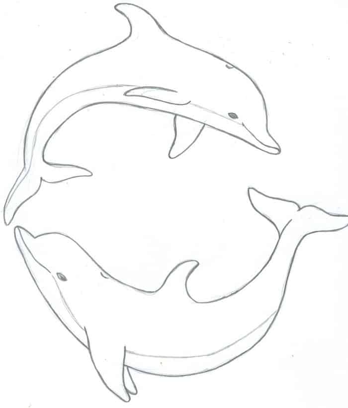 Dolphin Printable Coloring Pages
