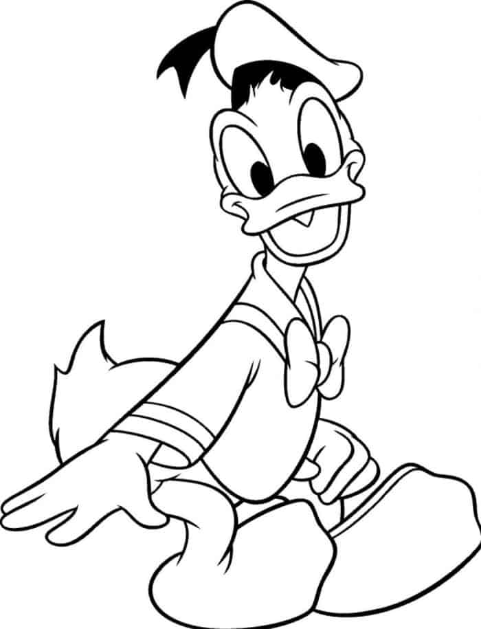 Donald Duck Coloring Book Pages