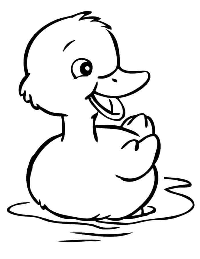 Duck Coloring Pages For Kids