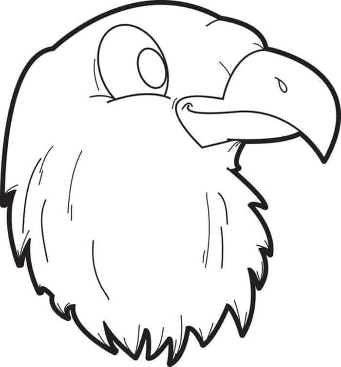 Easy Eagle Coloring Pages