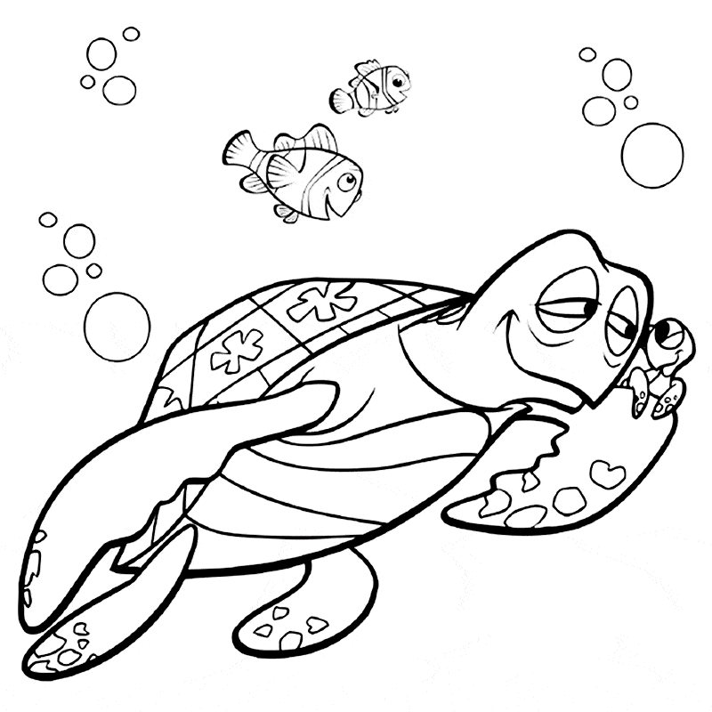 Finding Nemo Coloring Pages Exit Buddy