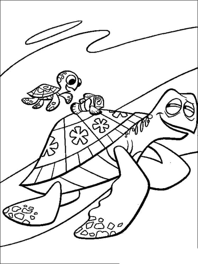 Finding Nemo Coloring Pages Free Mask
