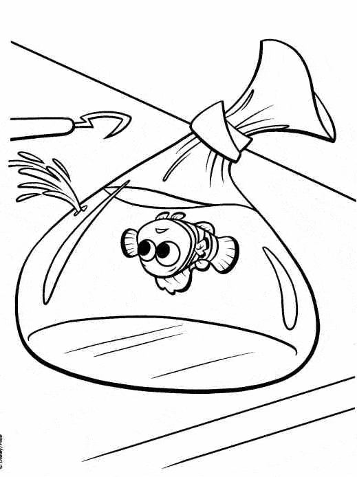 Finding Nemo Coloring Pages Nemo