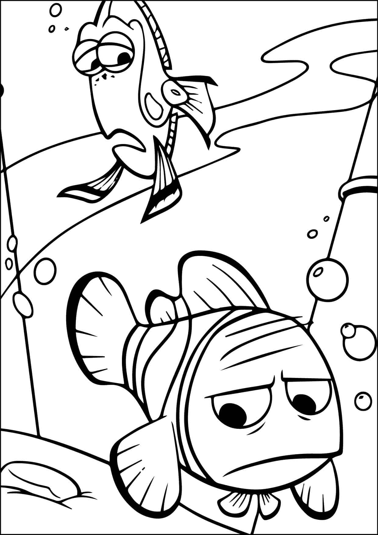 Finding Nemo Coloring Pages To Print