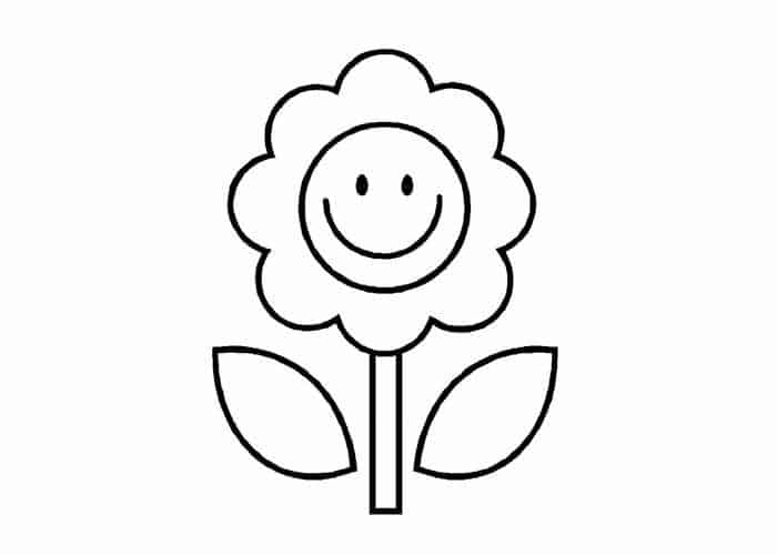 Flowers Coloring Pages For Preschoolers