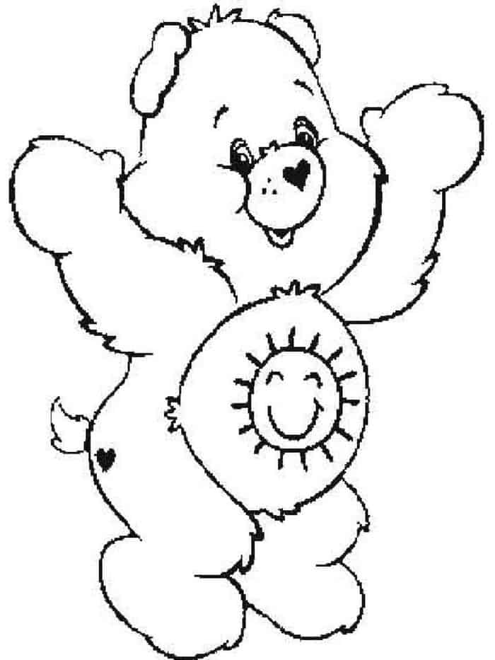 Free Care Bear Coloring Pages