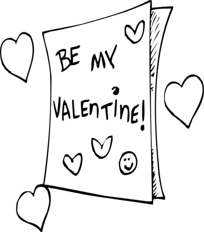 Free Coloring Pages For Valentines Day To Print