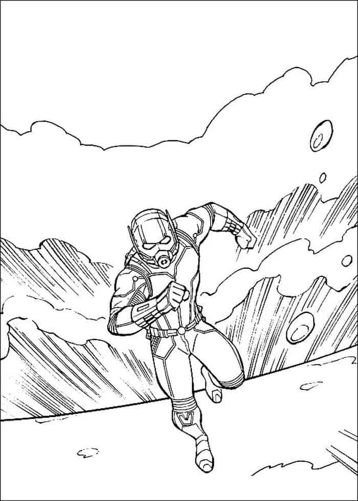 Free Coloring Pages Of Ant Man