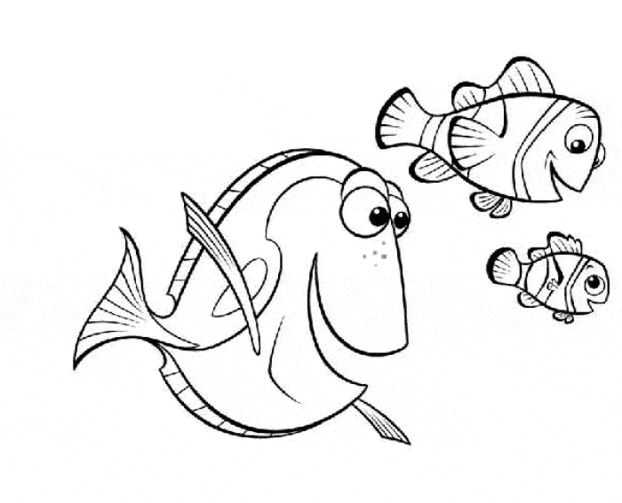 Free Coloring Pages Of Finding Nemo