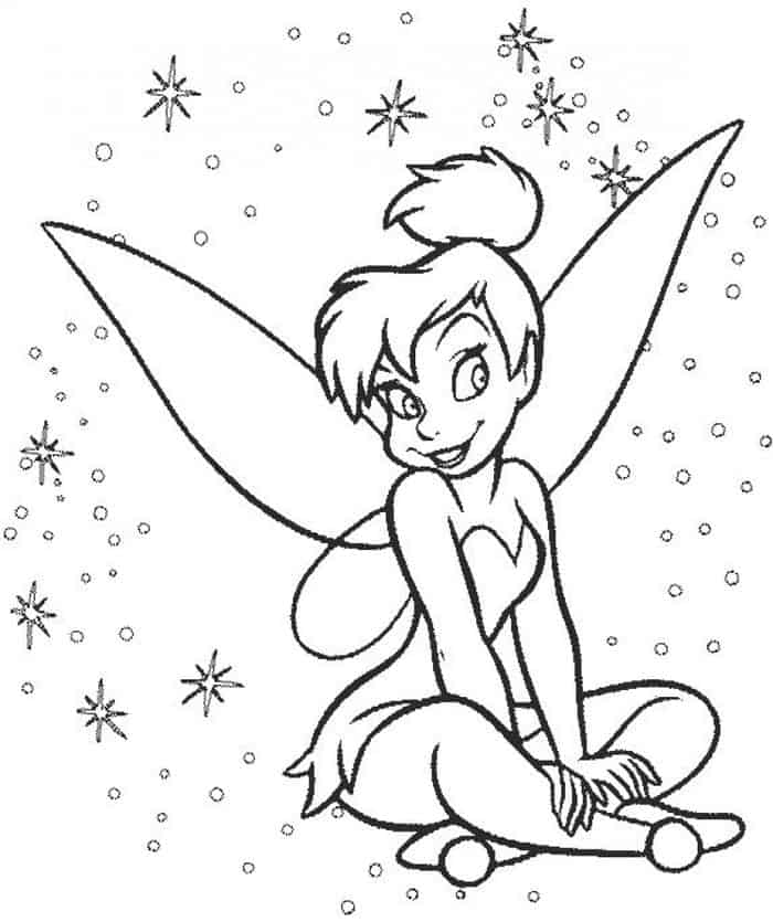 Free Coloring Pages Of Tinkerbell To Print