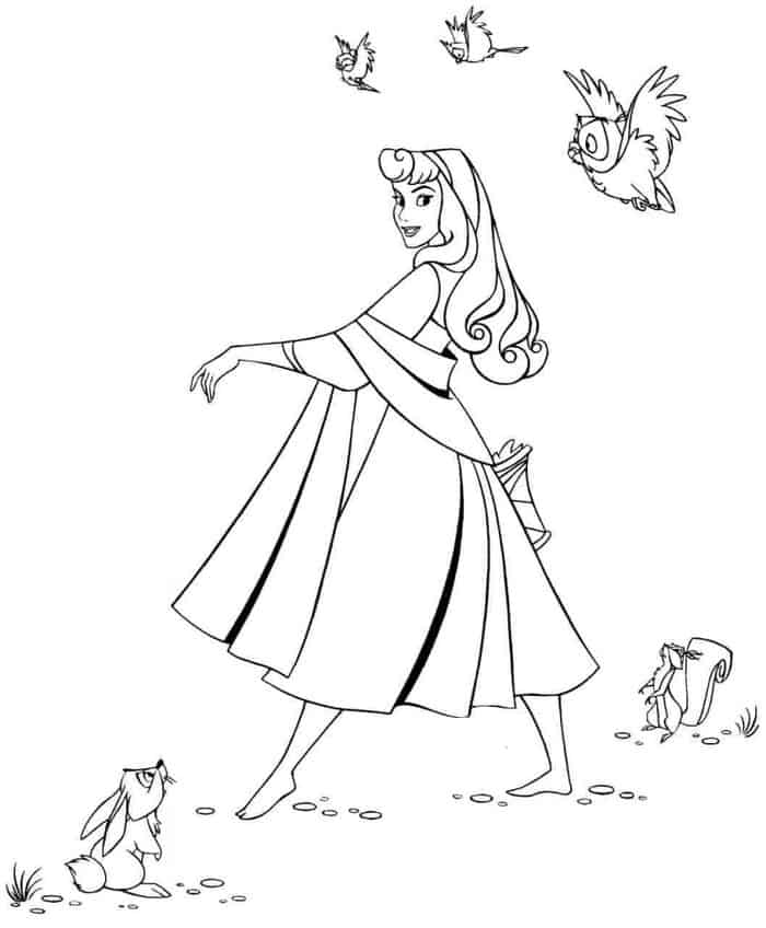 Free Disney Sleeping Beauty Coloring Pages