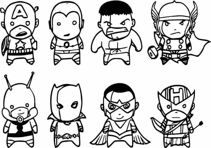 Free Printable Coloring Pages Avengers