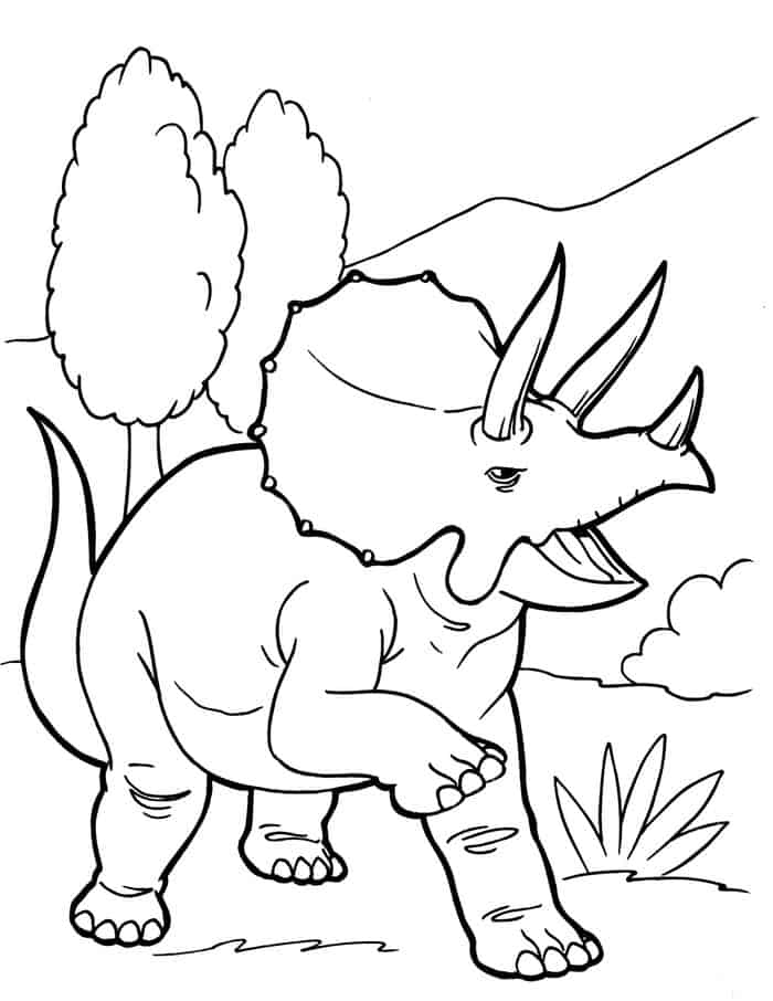 Free Printable Coloring Pages Dinosaurs