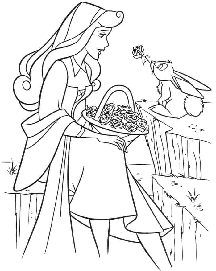 Free Printable Coloring Pages Of Sleeping Beauty