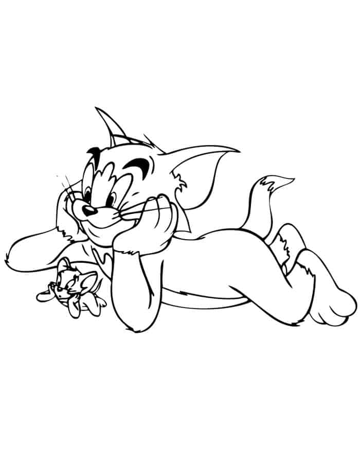 Free Printable Coloring Pages Of Tom And Jerry