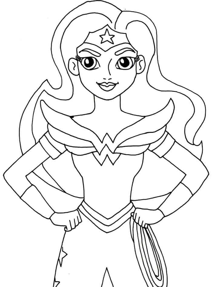 Free Printable Coloring Pages Wonder Woman