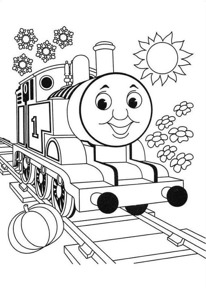 Free Printable Thomas The Train Coloring Pages