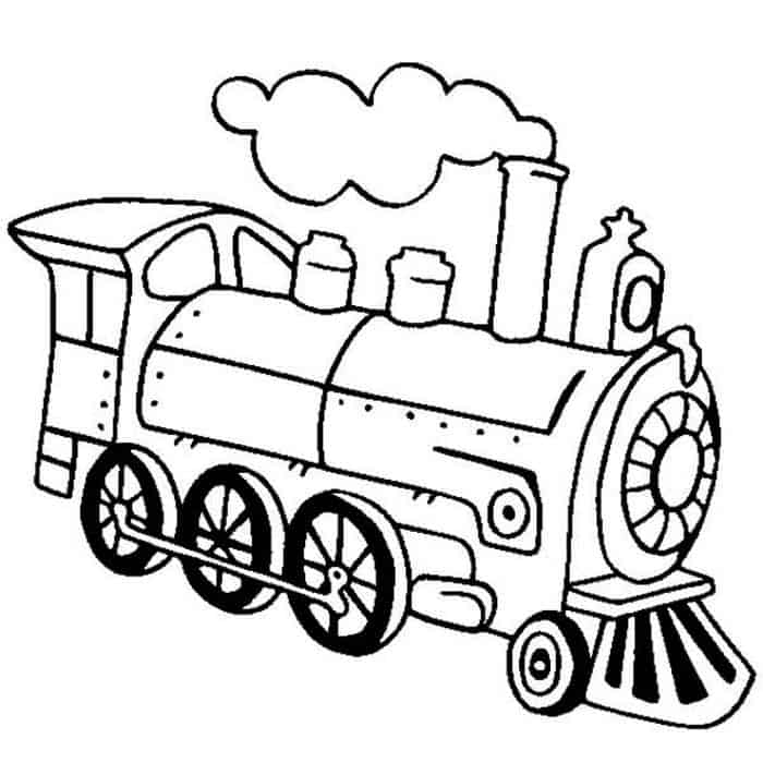 Free Printable Train Coloring Pages