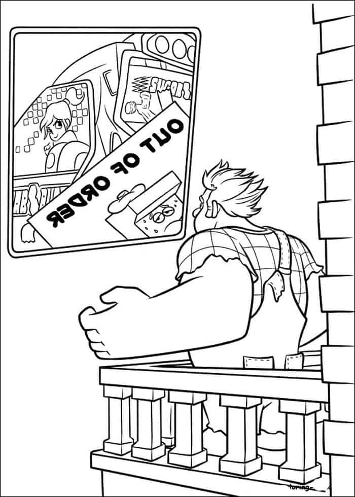 Free Printable Wreck It Ralph Coloring Pages