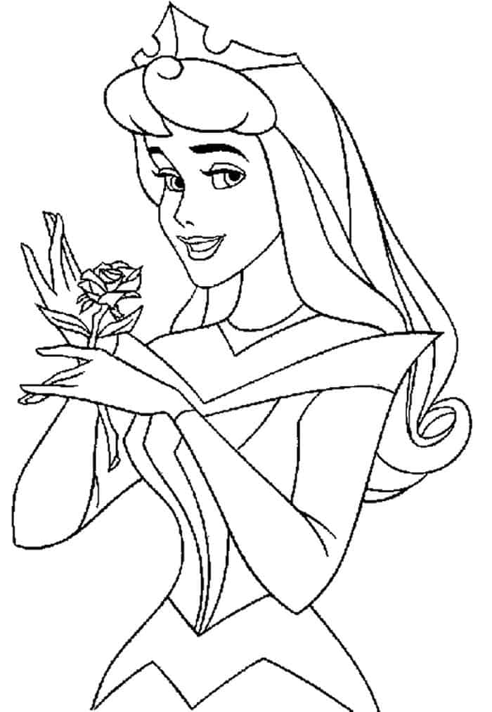 Free Sleeping Beauty Coloring Pages