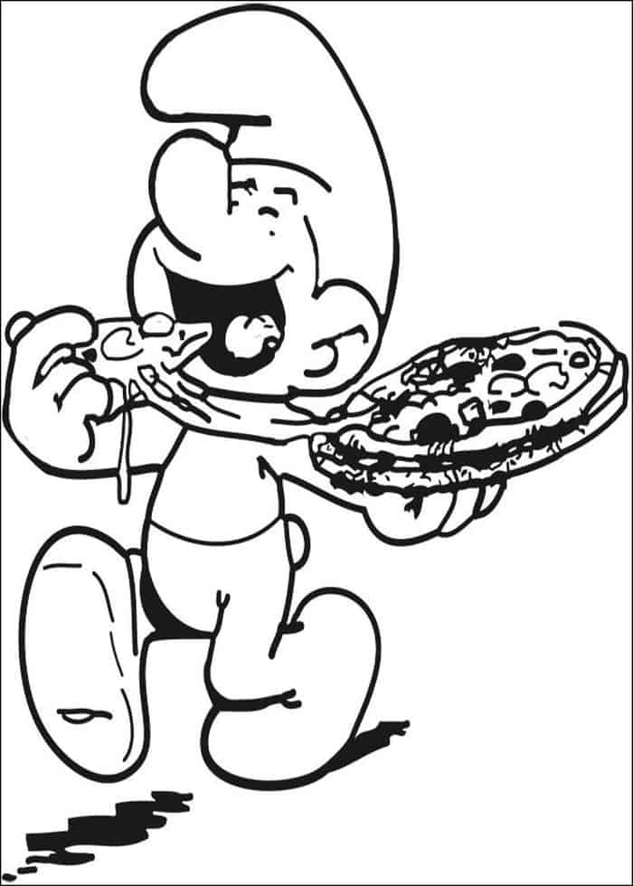 Free Smurfs Coloring Pages