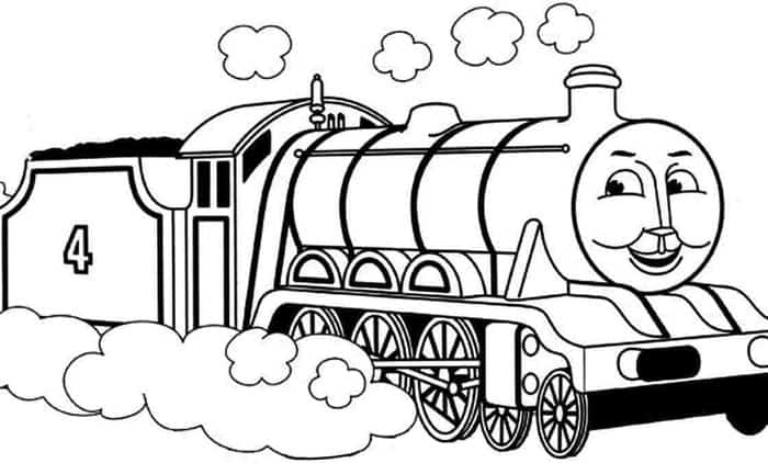 Gordon The Train Coloring Pages