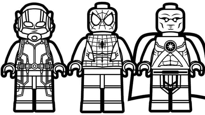 Lego Ant Man Printable Coloring Pages