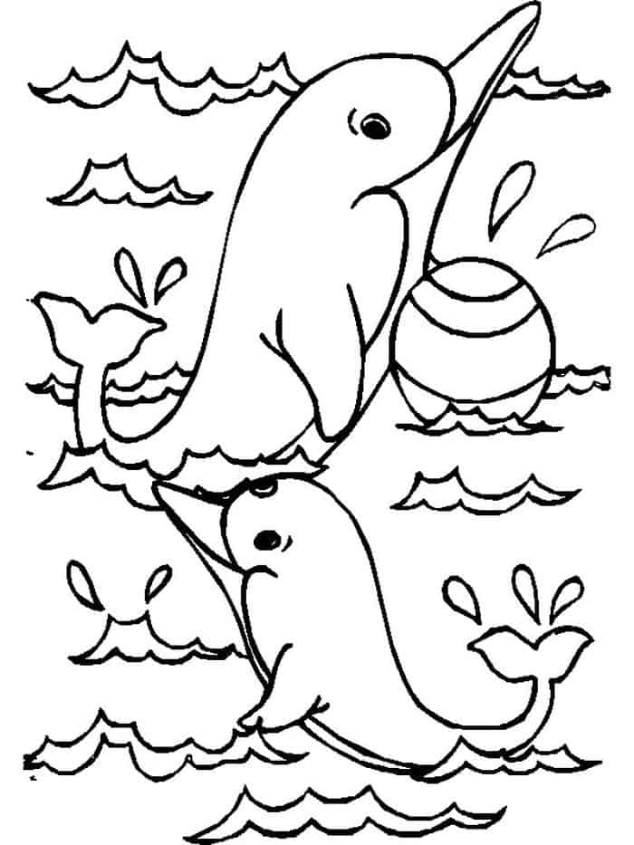 Lisa Frank Dolphin Coloring Pages