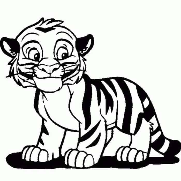 Lisa Frank Tiger Coloring Pages