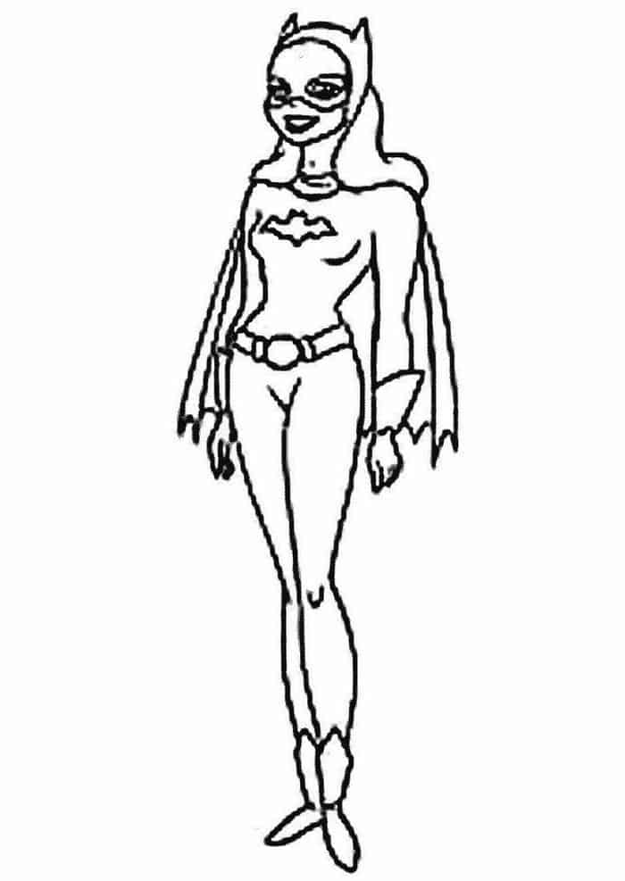 Little Batgirl Coloring Pages