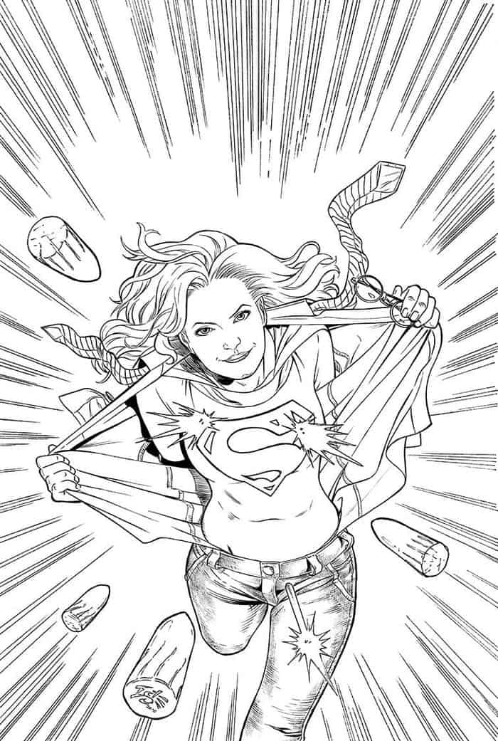 Lol Surprise Coloring Pages Supergirl