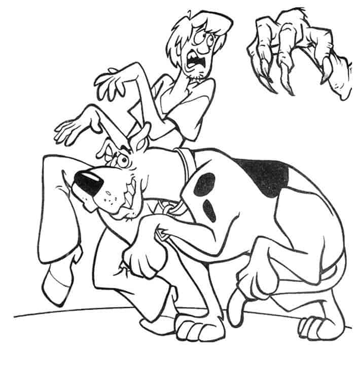 Monster From Scooby Doo Coloring Pages