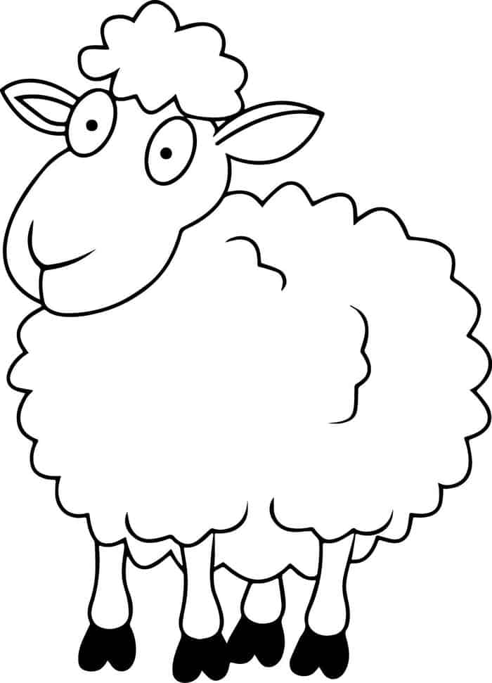 Niki The Sheep Coloring Pages For Boys