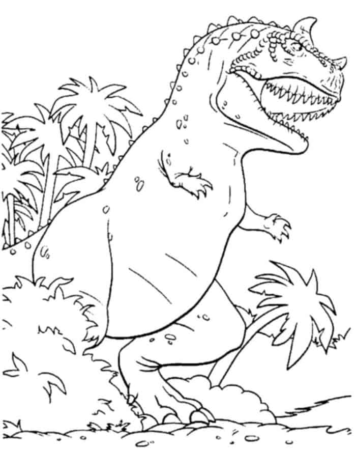 Printable Coloring Pages Dinosaurs