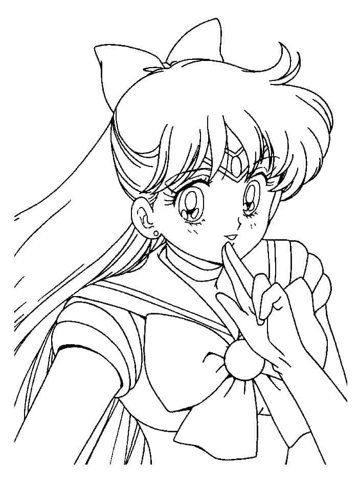 Sailor Moon Coloring Pages For Kids